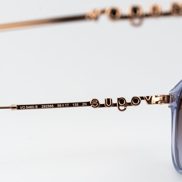 Vogue Women Sunglasses Purple Violet Brown Gradient Cat Eye VO5460S BRAND NEW - Picture 5 of 8